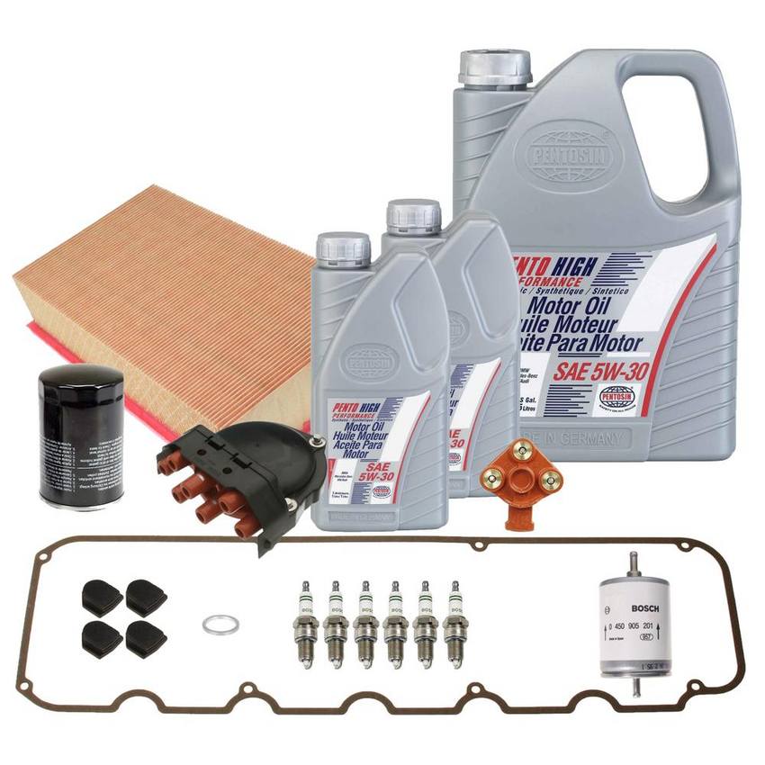 BMW Ignition Tune-Up Kit (5W-30) (7 Liter) (High Performance) 13721720861 - eEuroparts Kit 3086346KIT